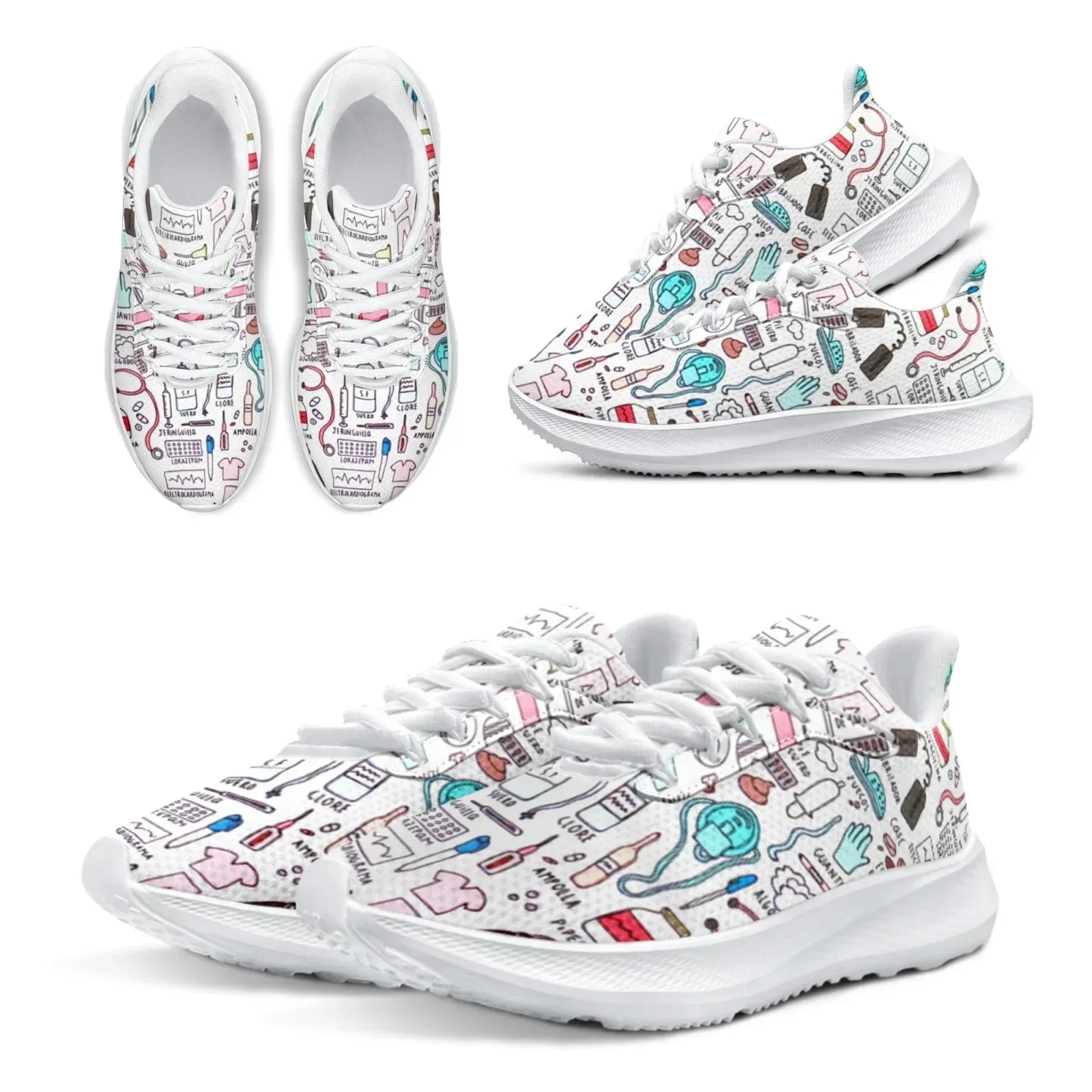 

Medical Running Shoes Comfortable Breathable Women Men Indoor Fitness Shoes Casual Nurse Shoes Zapatos Mujer
