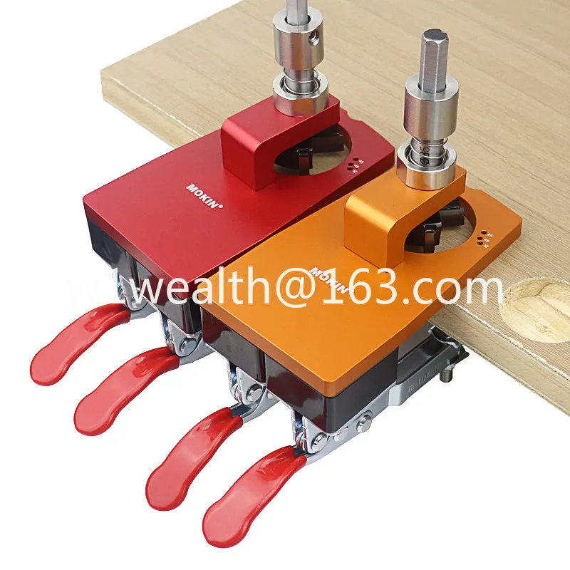 35Mm Double Clamp Hinge Opening Positioner Woodworking Cabinet Door Aircraft Hinge Opening Round Drilling Tool