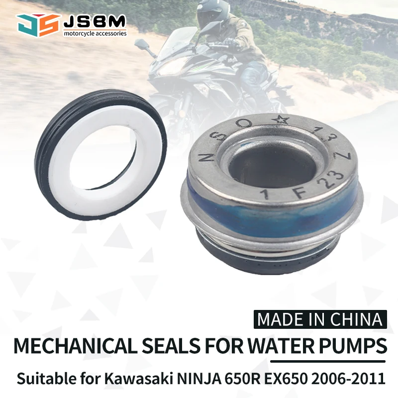 JSBM Motorcycle Replacement Water Pump Mechanical Seal Kit For Kawsaki NINJA 650R EX650 2006 2007 2008 2009 2010 2011