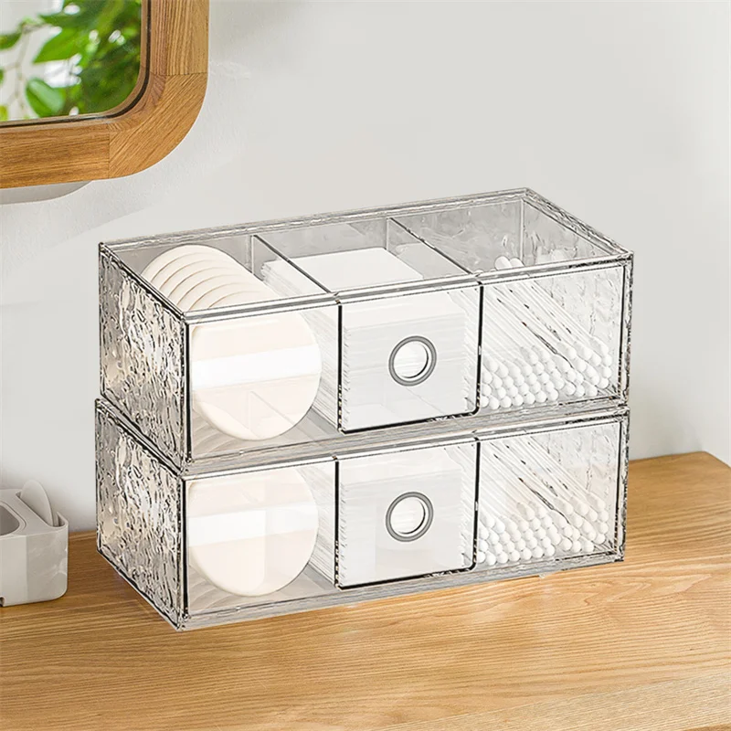 Bathroom Drawer Lipstick Storage Shelf Organizer Box 1 Pc Bathroom Mirror Cabinet Cosmetics Storage Box Advanced Sense