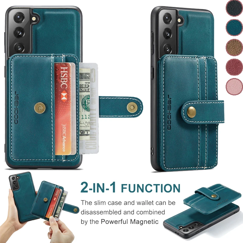 

Flip Leather Case for Samsung Galaxy S23 S22 Plus S21 S20 FE Note 20 Ultra 10 Plus 9 8 Luxury Wallet Card Phone Cover Coque Etui