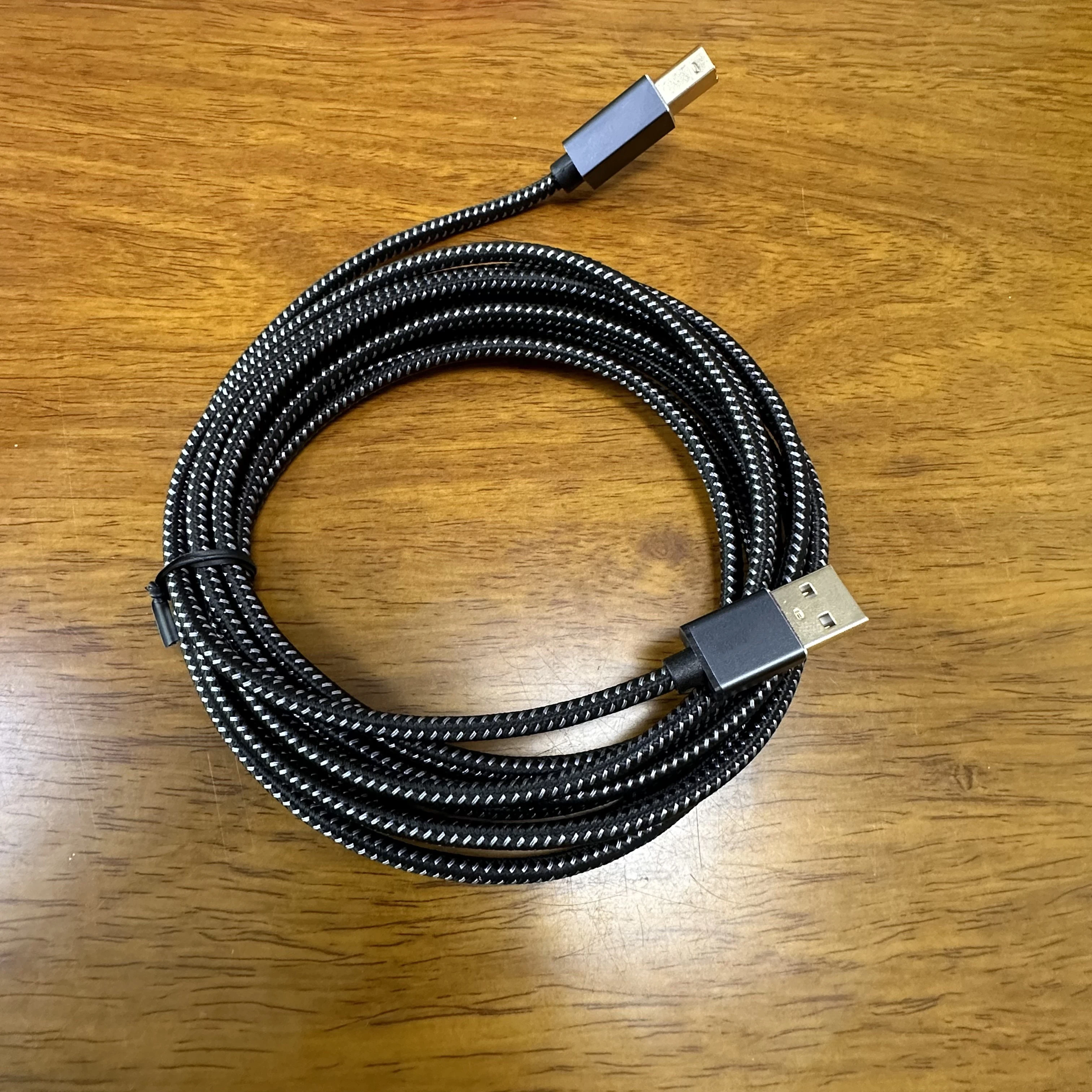 3m 5m 6m 8m USB Printer Cord 2.0 Type A Male to B Male Cable Scanner Cord High Speed Compatible with HP,Canon,Dell,Epson,More