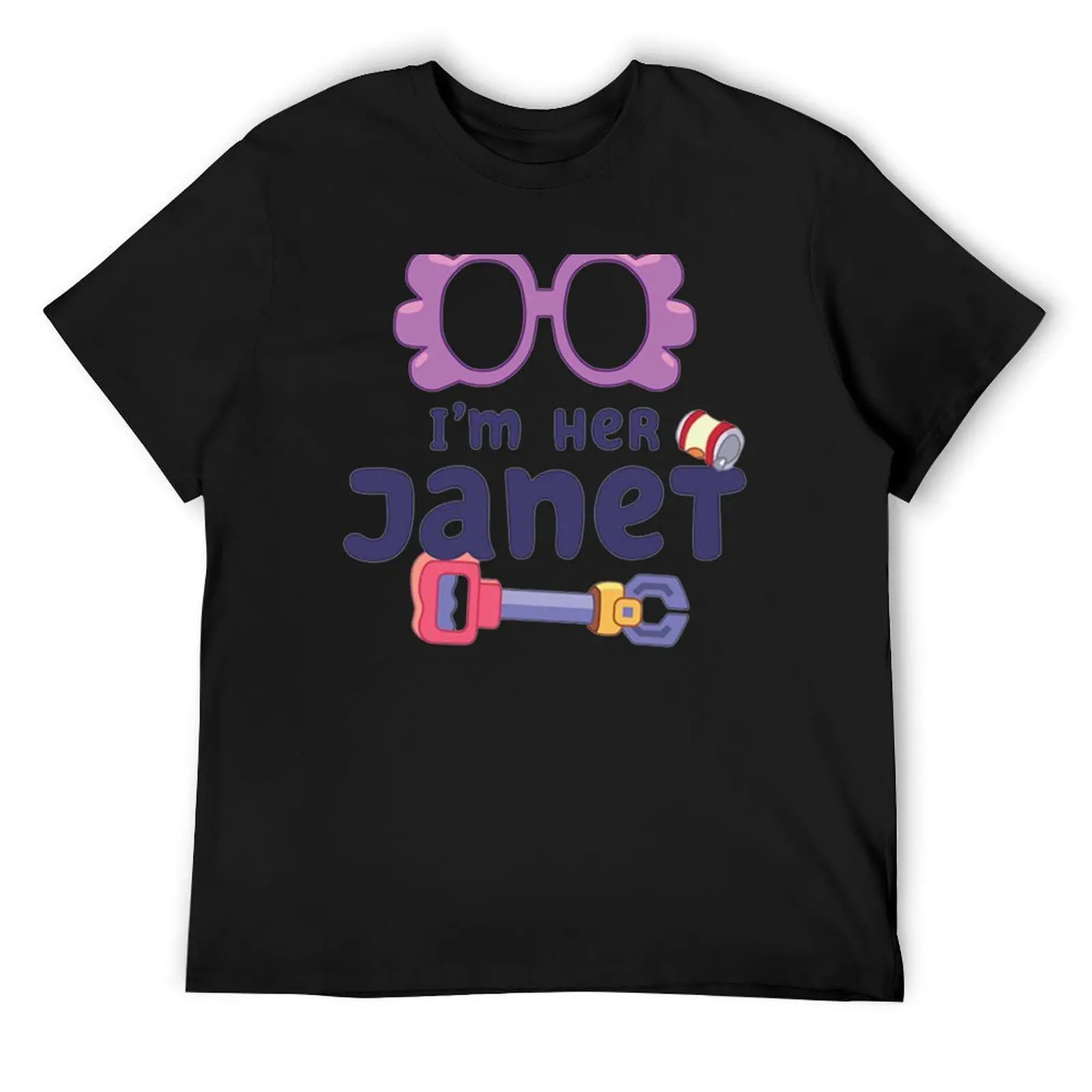

I am her Janet T-Shirt funny gifts summer clothes oversizeds fruit of the loom mens t shirts
