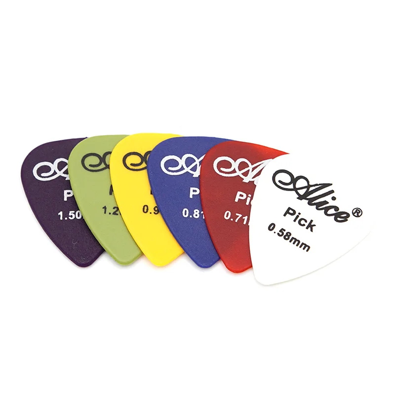 Alice Guitar Picks 100pcs Matte Anti-Slip 0.58-1.5mm Mixed Thickness Picks with Box, Suitable for Acoustic & Electric Guitars - view 6