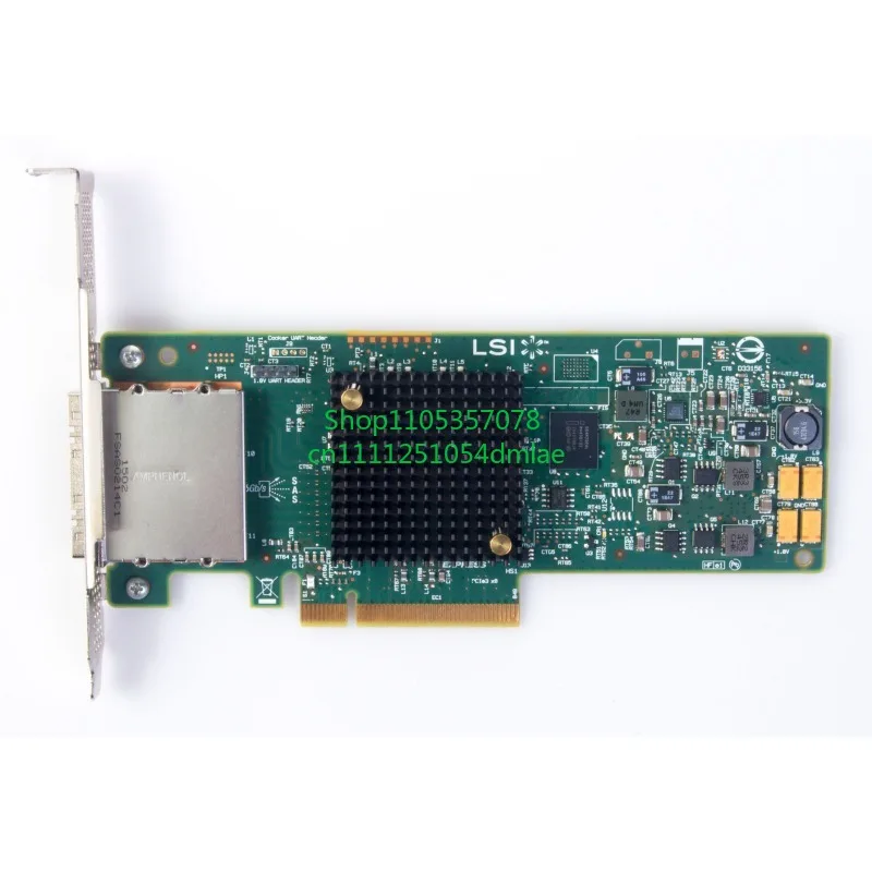 LSI SAS9207-8e 8 Port External HBA PCIe P20 IT Mode For ZFS TrueNAS UnRAID Support 4Kn Storage Expansion Card
