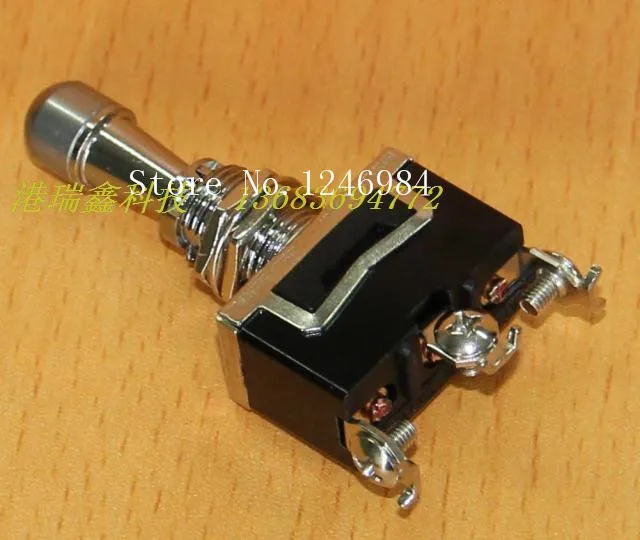 M12 single tripod third gear toggle switches PA704-2 3PIN ON-0FF-ON large lockable anti-error latch neck Taiwan Deli Wei--5pcs