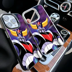 Epc UFO Robot Goldorak Phone Case IMD Phone Case For IPhone 16 15 14 13 12 11 Pro Max Plus Color Silver Cover