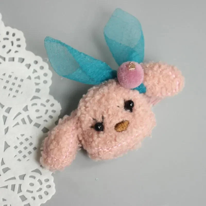 Korean Hair Accessories for Girls, Adorable Hair Clips with Cartoon Dog and Teddy Bear