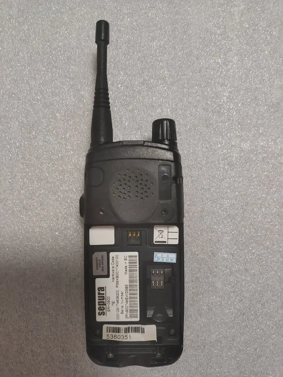 Sepura SRH3500 TETRA portable radio