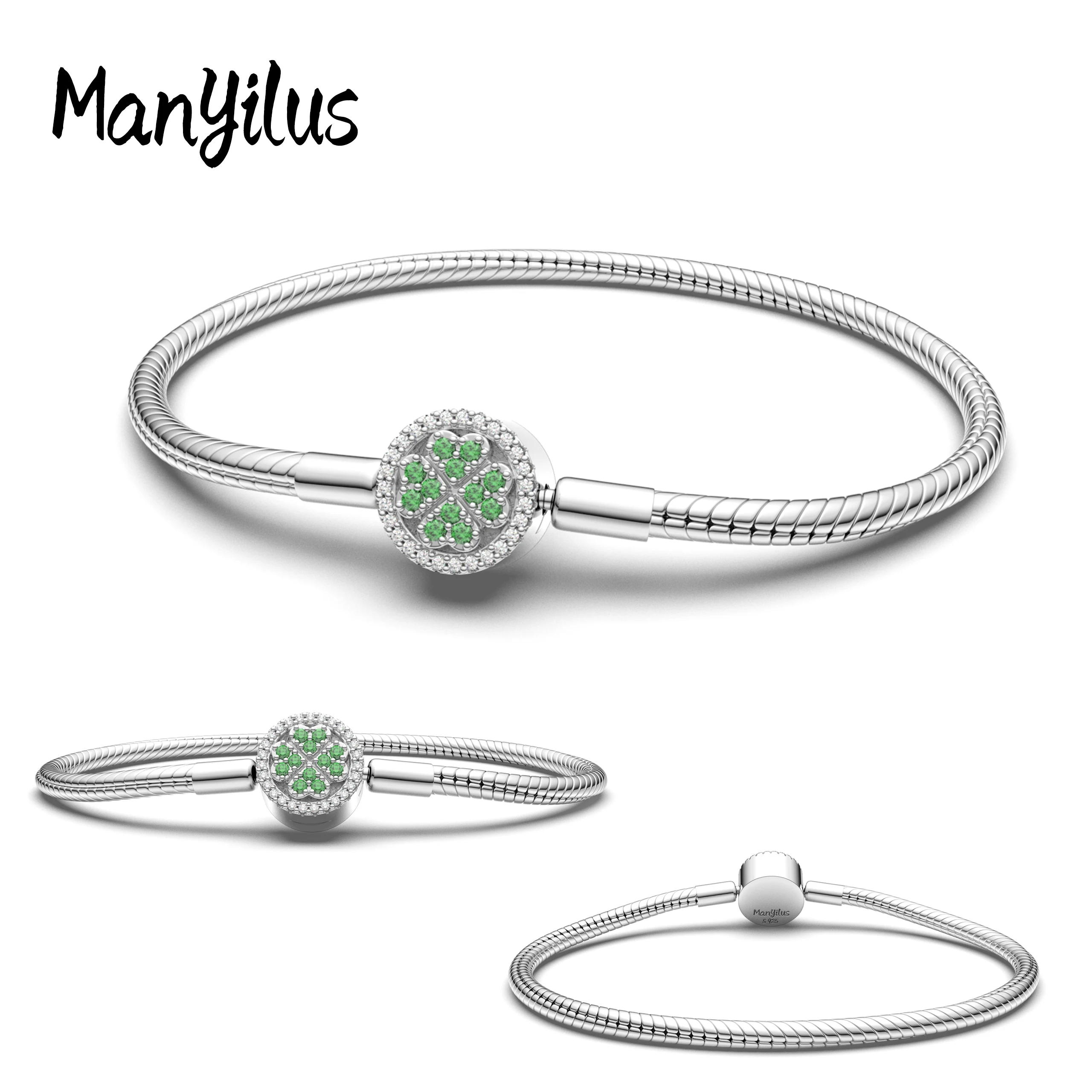 

Manyilus Pulseras Bracelet Purse Charms Real Silver 925 Jewelry Pearl Beads Accessories Women Bracelet Pendants Pendant Woman