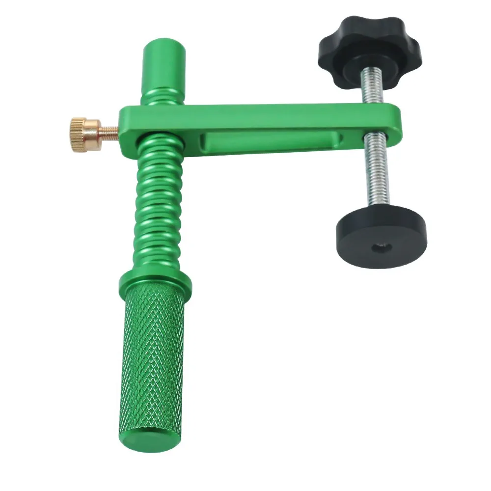 Aluminum Alloy Bench Dog Clamp 60mm Clamping Range Lightweight Design Quick Hold Down Clamp 20mm Dog Bore Quick Acting Mechanism