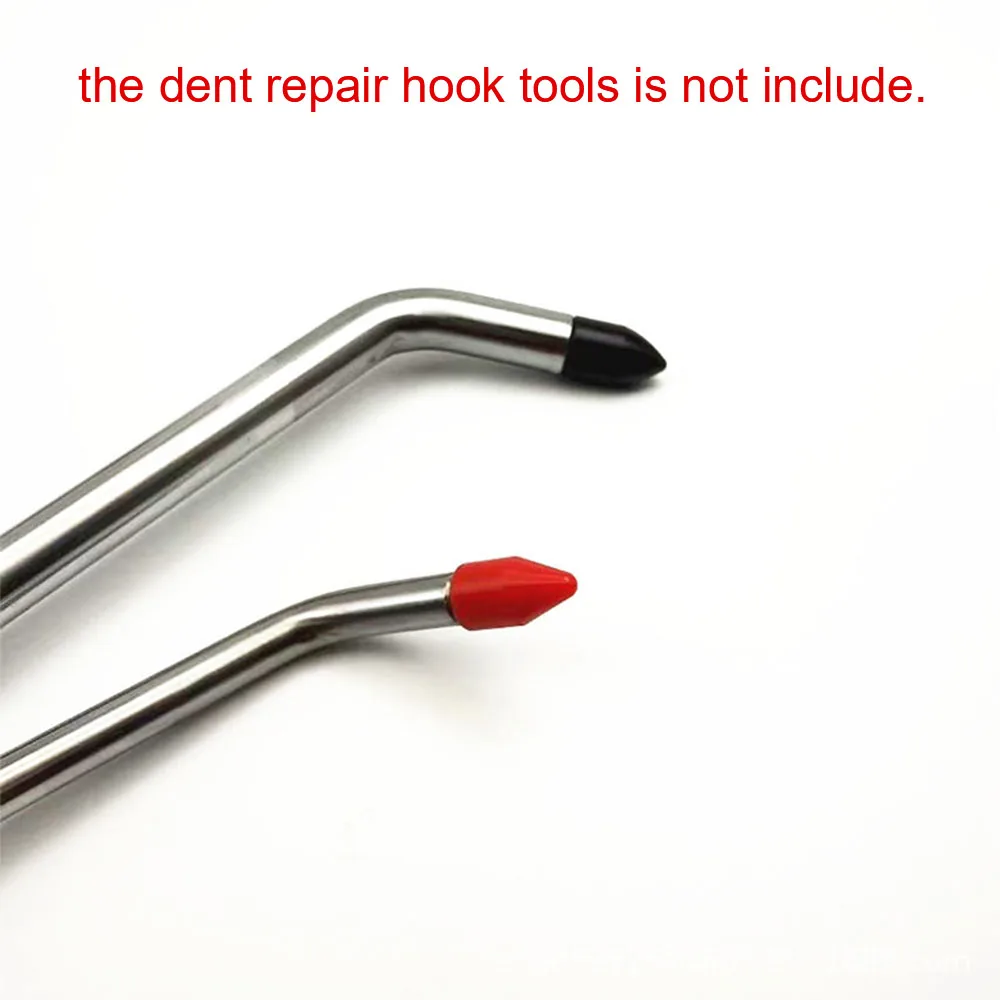 Accesorios para automóviles sin pintura M8 M6, herramienta de reparación de abolladuras de coche, gancho de reparación de abolladuras, martillo, cabezal de repuesto, 12 Uds.