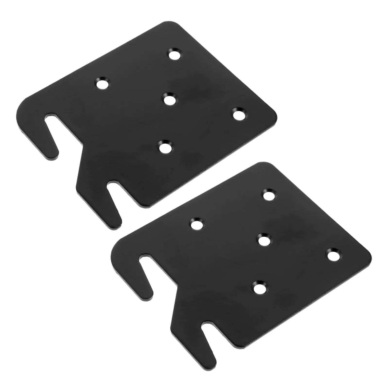 

2Pcs Metal Bed Rail Hook Plate Set Heavy Duty Bed Frame Rail Fittings for Headboard Footboard Connection Universal Replacement
