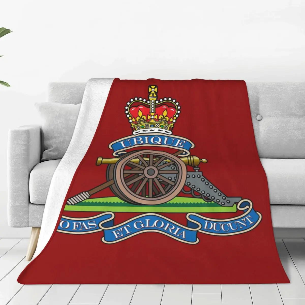 Royal Regiment Of Artillery Blankets Fleece Warm Sofa Throw Blankets For Home Bedroom Office Throws Bedspread Quilt