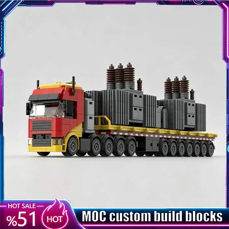 1246PCS Mini Tractor Transformer MOC Farm Vehicle Model Custom Puzzle Agricultural DIY Assembly Toy Building Blocks Popular Gift