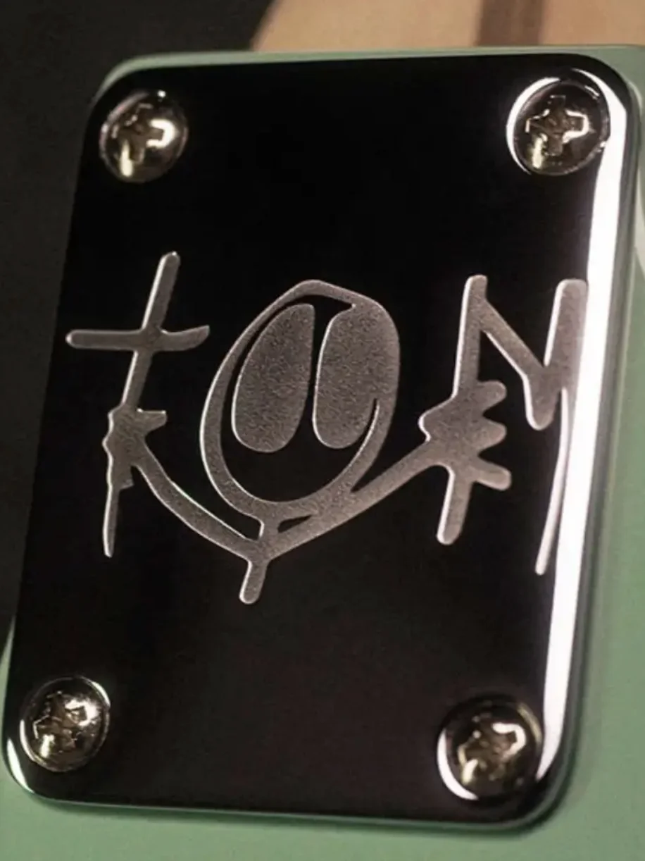 New!!!! High Quality,Tom Delonge, Chrome Neck Plate ,  Strato, Electric Guitar,