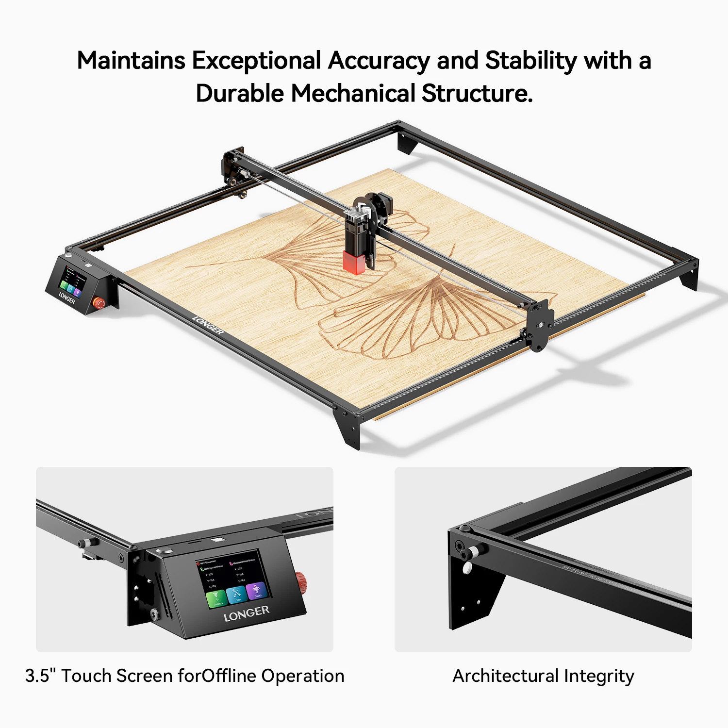 Picture 5: LONGER RAY5 Laser Engraver X Y Axis Extension Kit Extension Kit for Longer RAY5 5W 10W 20W Laser Engraver (XY Axis)