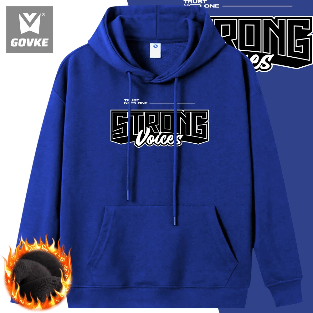 

Tfust No One Strong Hiphop Autumn and Winter New Style Printed Hoodie Individuality Men's Hoodies Wearing Type Polyester Hoodie