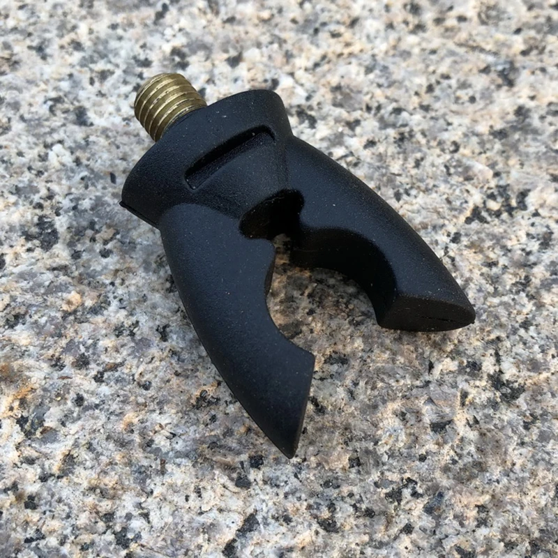 Black Non-Slip Windproof Head Elastic Bracket Holder Sea Rod Support Fork Stand Accessory for European Fishing Group Setup