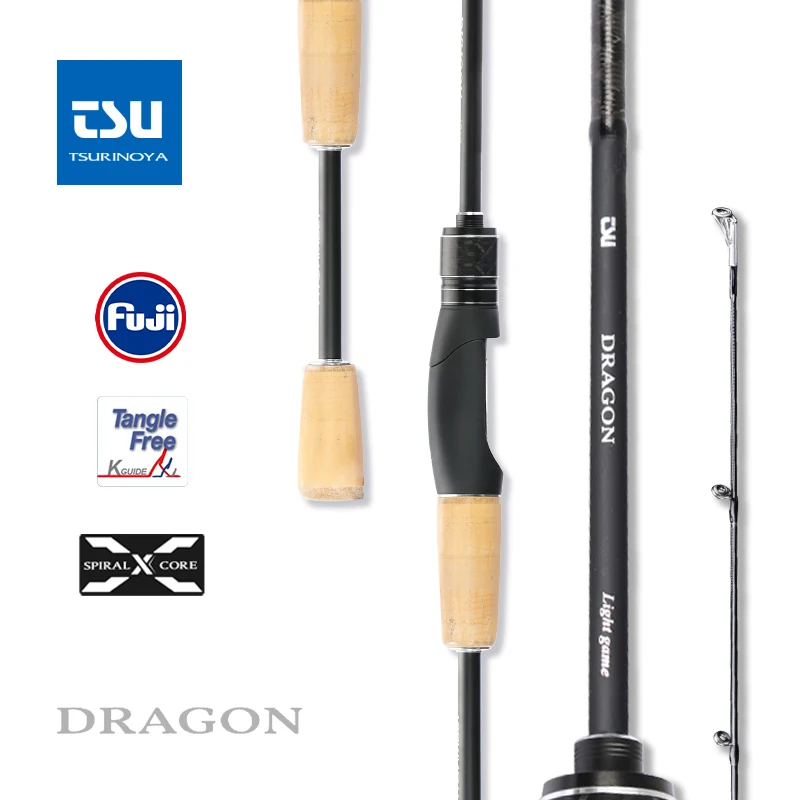 

Удилище спиннинговое TSURINOYA DRAGON 2.10м, мощность L, быстрый строй, кольца Fuji, для легкой рыбалки на форель и аджинг, для ручьевой ловли