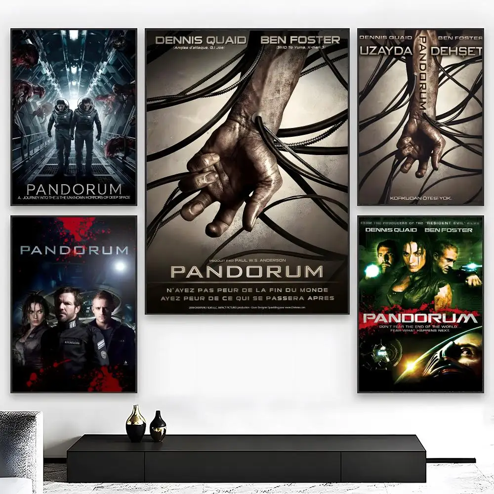 Sci Fi Horror Movie P-Pandorum Poster  High-definition Art Sticker Self Adhesive Waterproof Home Decoration