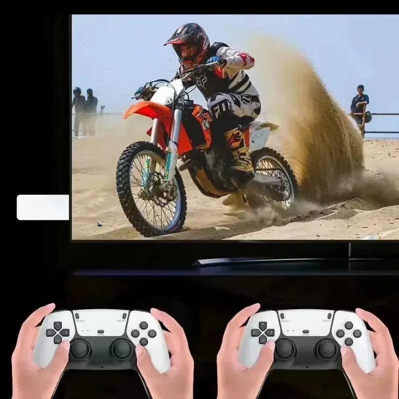 M15 Wireless Gamepad Mini TV Console 128GB, 20,000+ Retro Games HD Output Dual Player PS1 More
