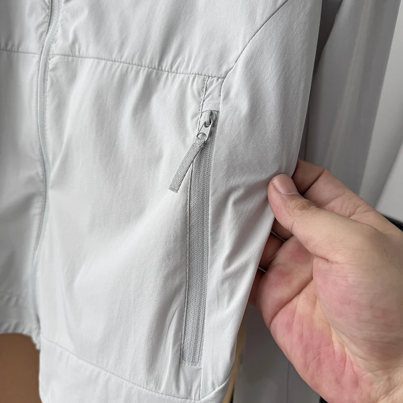 

Мужская летняя уличная легкая дышащая повседневная солнцезащитная одежда, водонепроницаемая кожаная подставка...