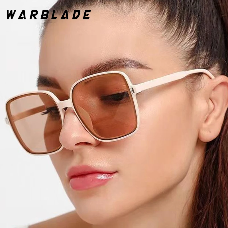 

Classic Fashion Oversized Square Frame Women's Sunglasses Luxury Brand Men Sunglass Outdoor Fishing Driving Female Eyewear UV400