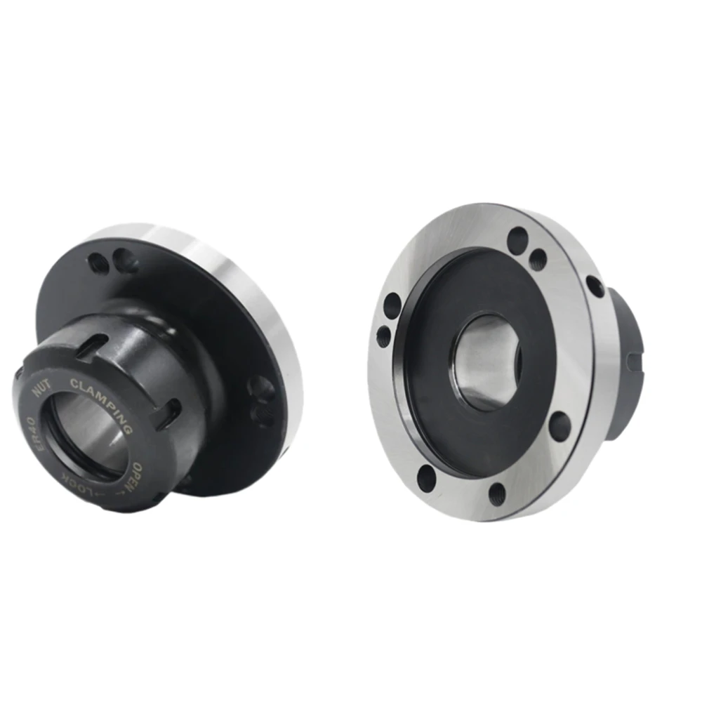 Imagem -06 - Aço Carbono Fixação Chuck Holder Er32 Pinça Alta Precisão Cnc Milling Table Machine Torno Ferramenta 80 mm 100 mm de Diâmetro