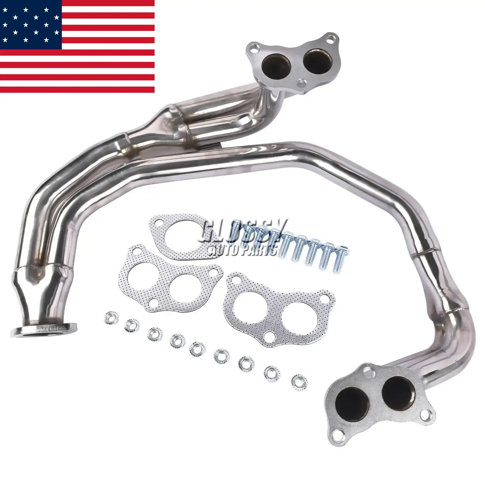 AP03 Exhaust Header for Subaru Impreza RS 2.5 EJ25 97-05 No Turbo Manifold Stainless