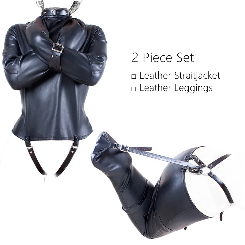 Kit de bondage de sirène en cuir PU super serré avec batterie fétiche, costume SFP, sac de jambe pour couple, classeur sexuel cosplay, vêtements BDSM