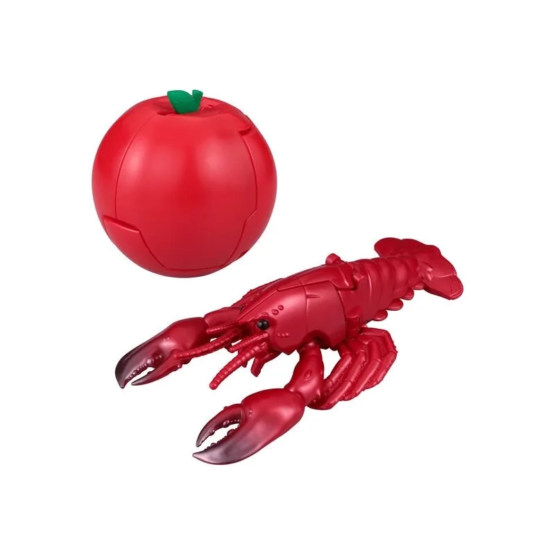 Bandai Unitrobo Apple Lobster Taxi Tree Bulldozer Burger Beetle Steam Figurka Akcji Robot Transformujący się Natychmiast Zabawki dla Dzieci