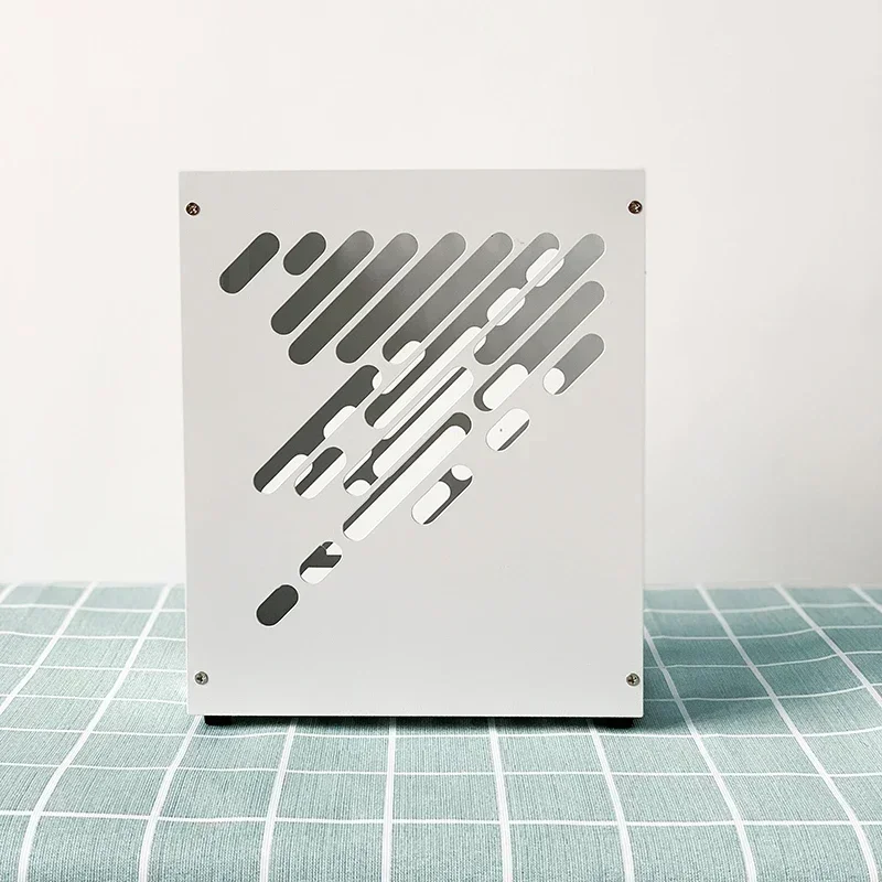 m24itx-ミニミニケース、全アルミニウム製サイド透明-a4-ポータブル-ポータブル-デスクトップ-ユニークなディスプレイケース-k39