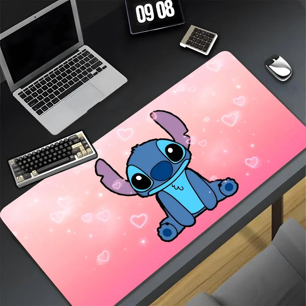 Lilo Stitch Mouse Pad XXL Gamer Gaming PC Computer Otaku Locking Edge DIY Customized Photo Laptop Notebook Desk Mat