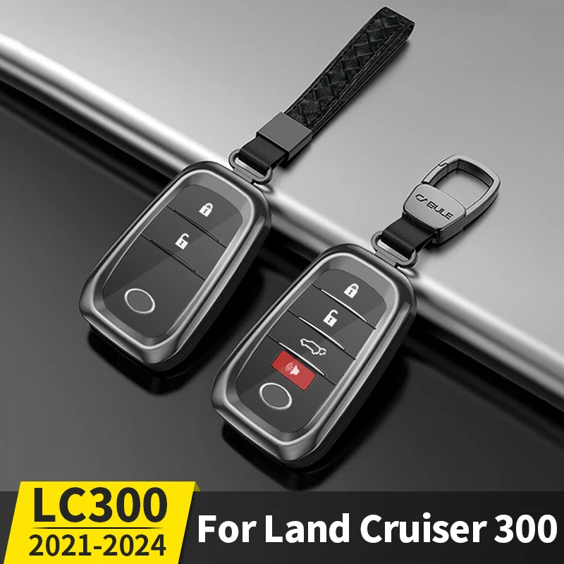 

Fully Enclosed Protection Metal Key Shell For Toyota Land Cruiser 300 LC300 FJ300 Modification Upgraded Accessories 2021-2024