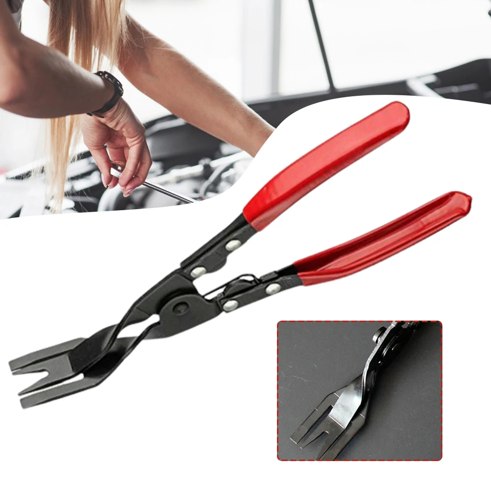 

Staple Pulling Plier Heavy Duty Nails Lifter Car Repair Tool 2 Sizes Fork Head