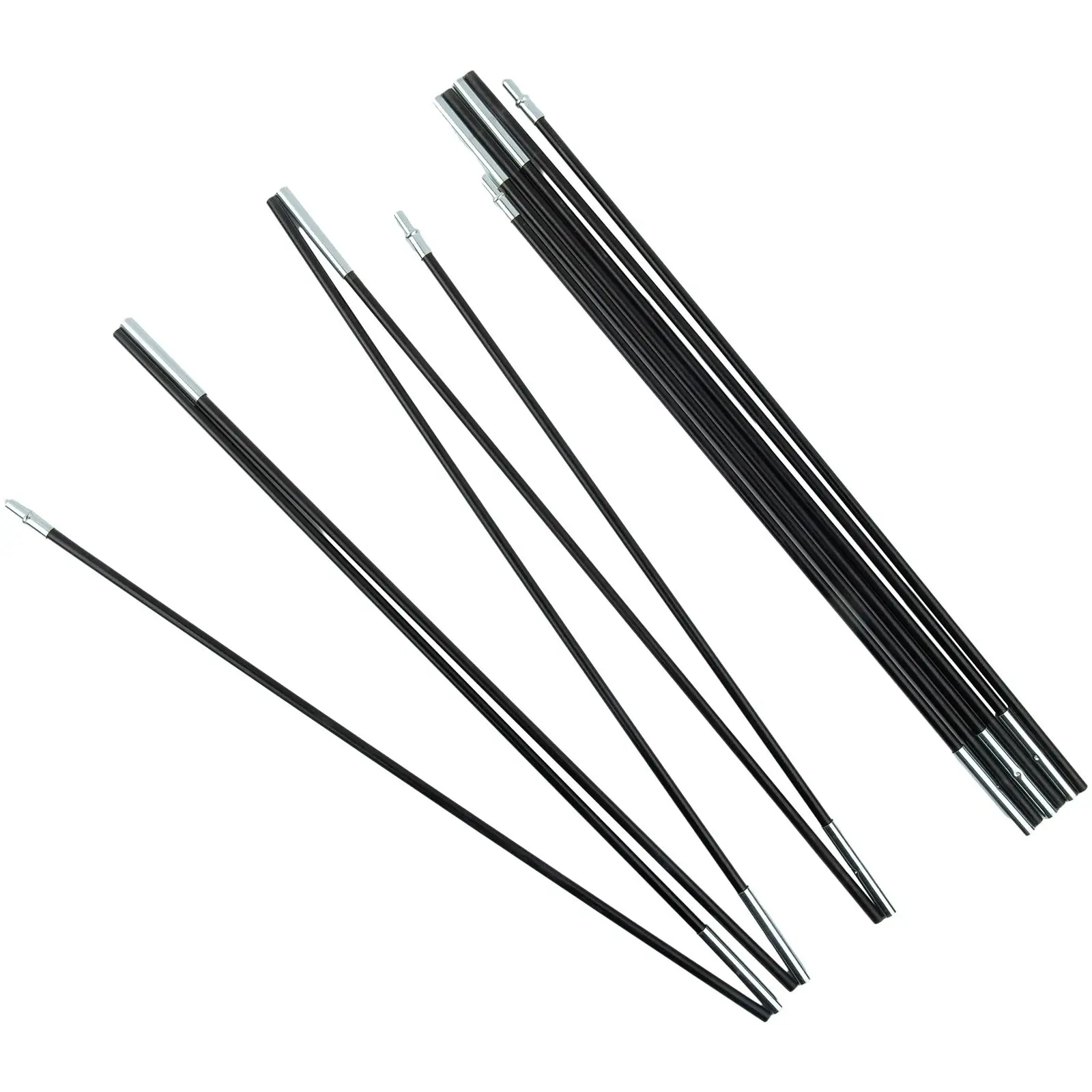Tent Replacement Pole Camping Tent Poles Replacement Fiberglass Camping Tent Pole Bars Outdoor Support Rods Awning Frames Kit