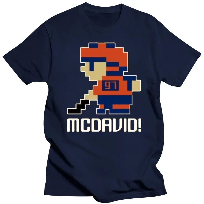 2024 Summer Connor Mcdavid Tecmo Edmonton Hockey Athlete Fan T Shirt oversized streetwear graphic harajuku Casual new