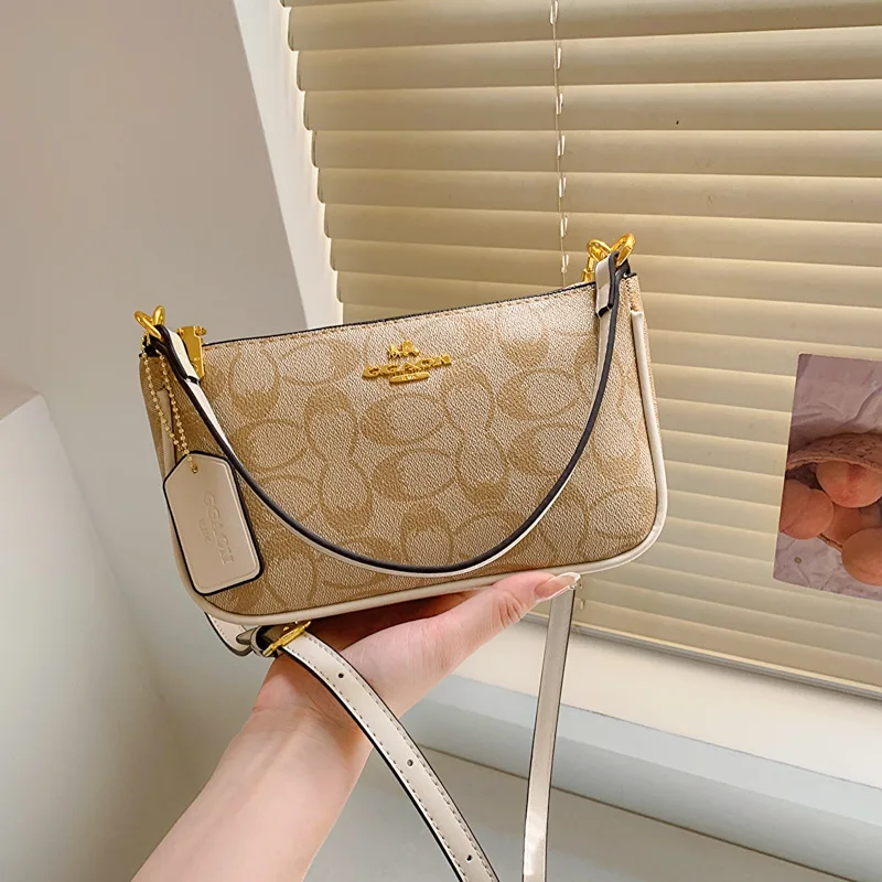 Bolso Popular de este año 2025, nuevo bolso bandolera para mujer, bolso de hombro de nicho con textura avanzada Joker para primavera y verano, Bagu para axilas