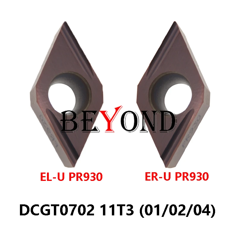 

DCGT DCGT070202EL-U DCGT070204EL-U DCGT11T301ER-U DCGT11T302EL-U DCGT11T304EL-U PR930 Carbide Inserts DCGT070204 DCGT11T304 EL