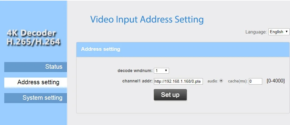 Décodeur vidéo IP vers HDMI, sortie 4K, VGA, CVBS