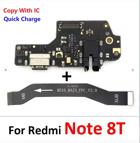 For Xiaomi Redmi Note 7 8 8T 9 9S 10 10S 12 Pro 4G 5G Dock Connector Micro USB Charger Charging Port Mainboard Main Flex Cable - Image 17