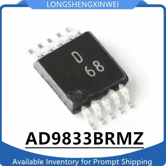 

3PCS Original AD9833BRMZ AD9833 MSOP-10 Silk Screen D68