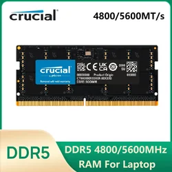 Crucial Laptop Memory DDR5 4800 5600 MT/s MHz 8GB 16GB 32GB RAM 262pin SO-DIMM Memory for LEGION Laptop Notebook Ultrabook