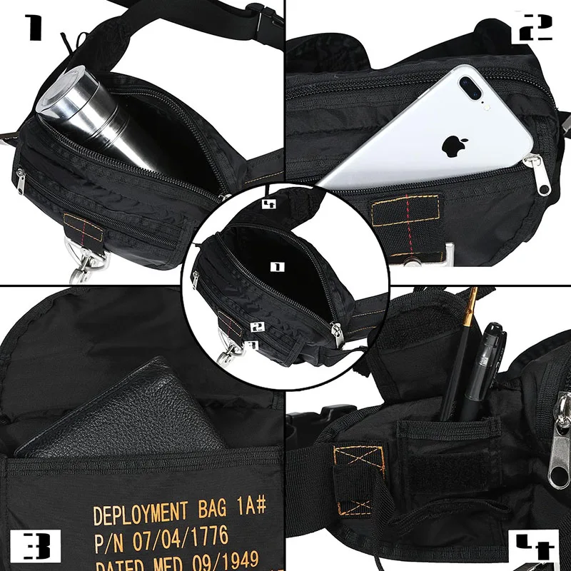 Fanny Pack Waist Packs for Men Women Waist Bag Hip Pack for Travel Hiking Running Outdoor Sports