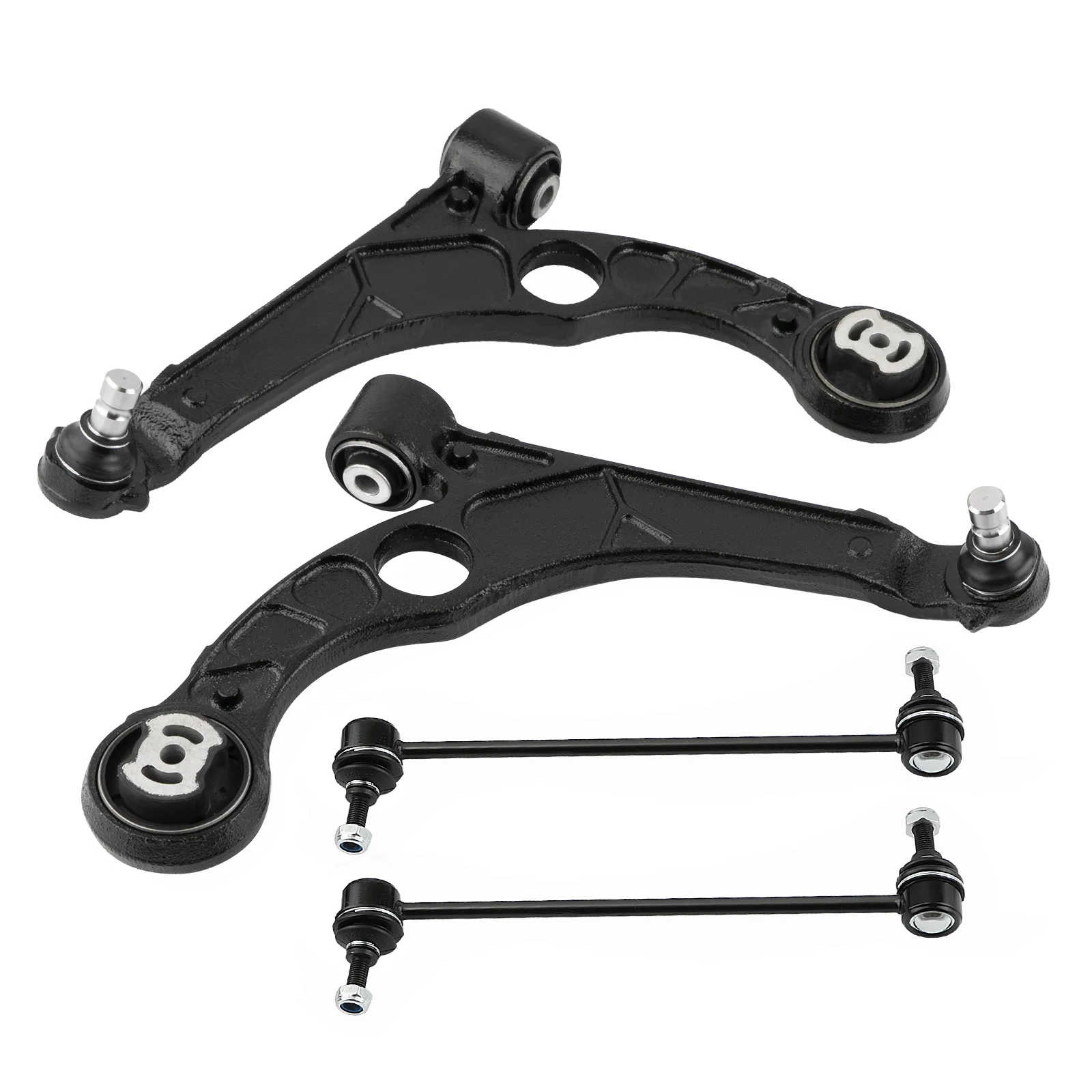 MaXpeedingrods Suspension Front Lower Control Arm Sway Bar Links Kit for Dodge Dart 2013 - 2016