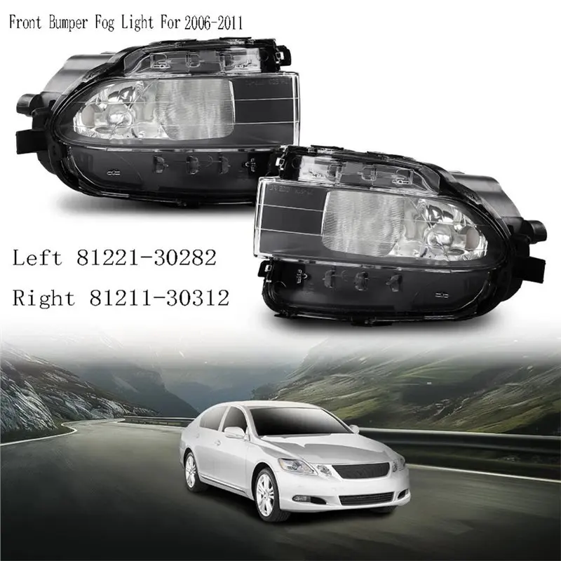 AEA6-Front Bumper Fog Light Daytime Running Lights For Lexus GS Series GS300 GS350 GS430 GS460 GS450H 06-11 view 5