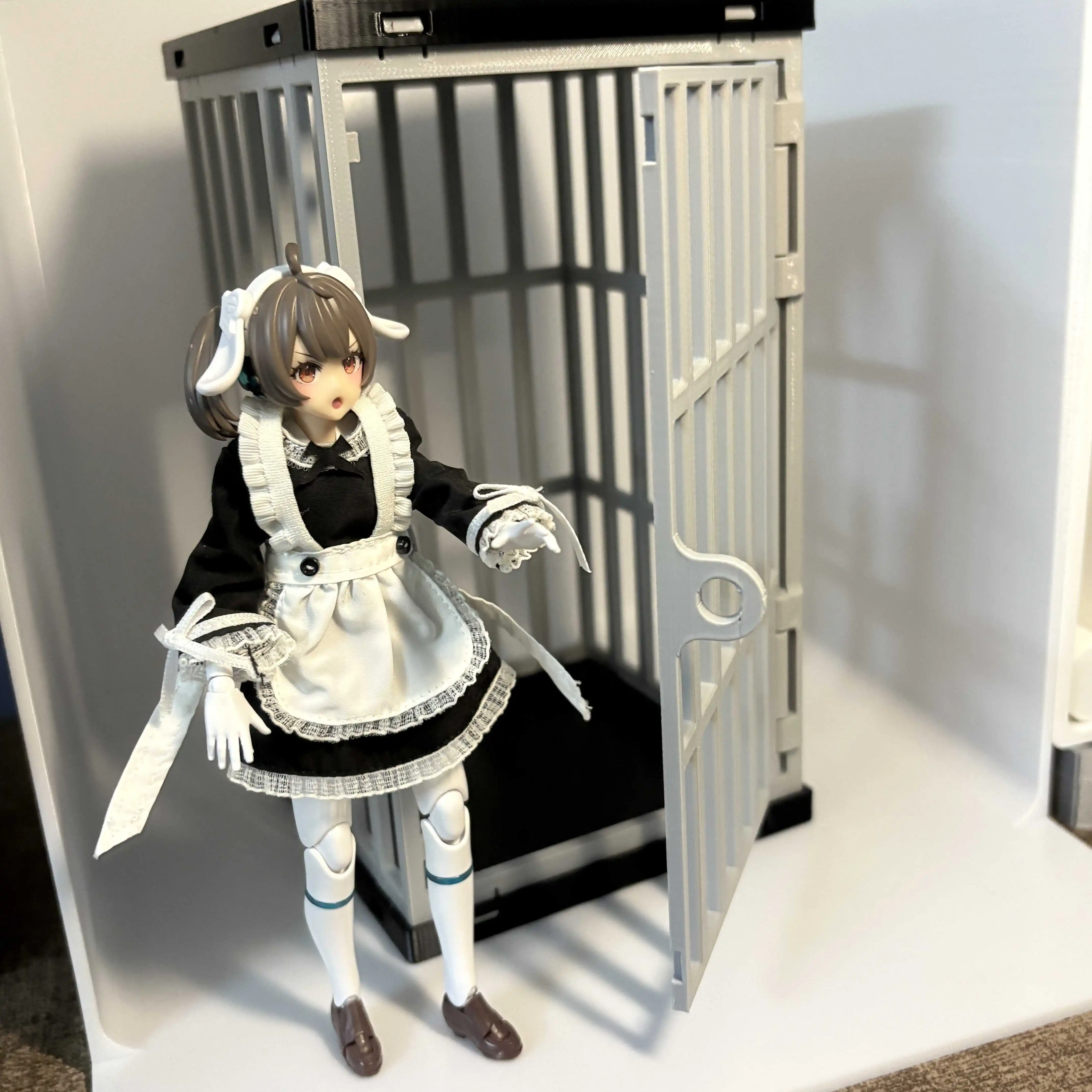 Prison Girl Figma 12 Model Kit Lifelike Statue Collectible Toys Chinese Manufacturer Static Action Figure over 14 Years Old