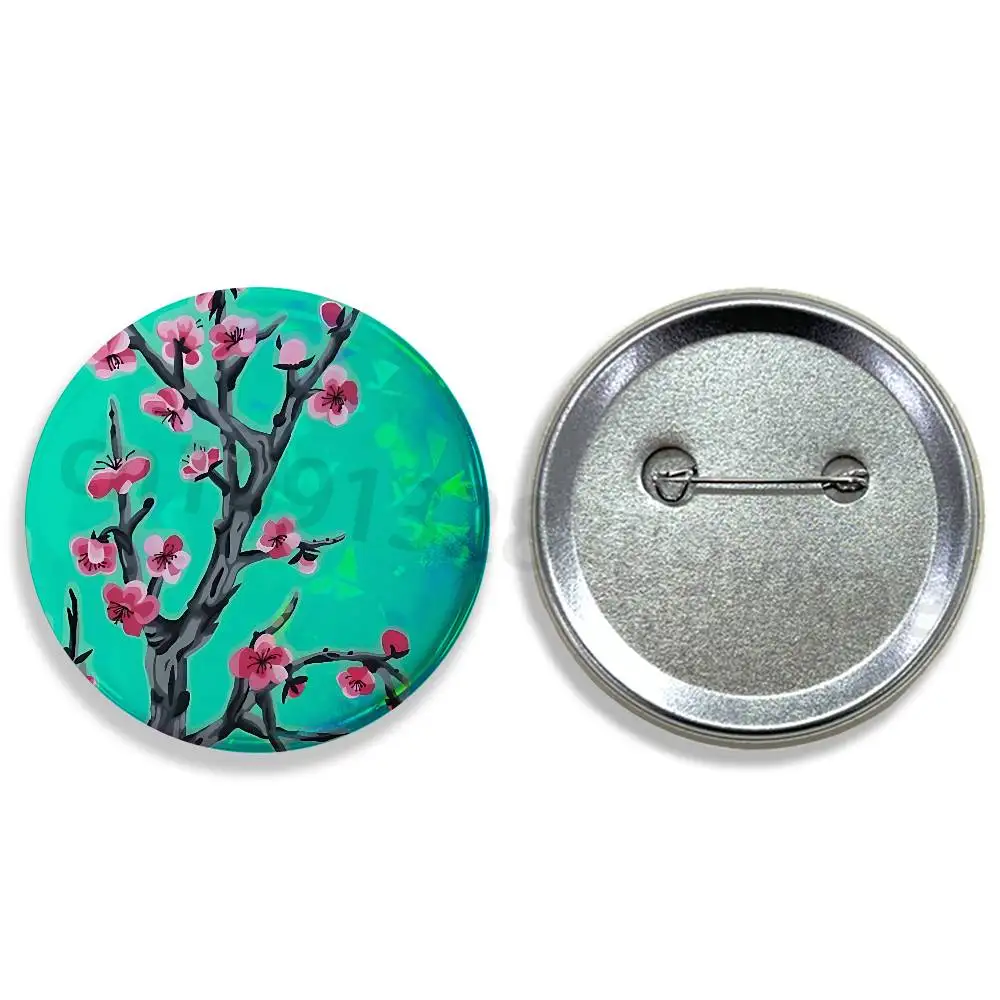 A-ArizonaES Green Tea Pins 58mm Cute Cartoon Badge Handmade Brooches for Backpack Accessories Jewelry Gifts