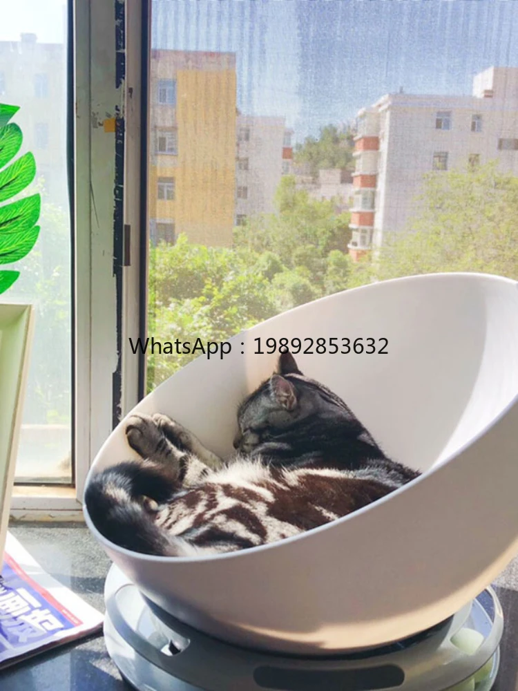 ZZ Wyj Cat Nest Four Seasons Universal Semi-Enclosed Internet Celebrity Cat Bed House Space Capsule Nest House